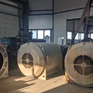 Large industrial electric motors in the ELIN repair workshop