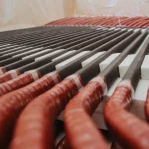 Preformed stator coils manufactured for an industrial electric motor